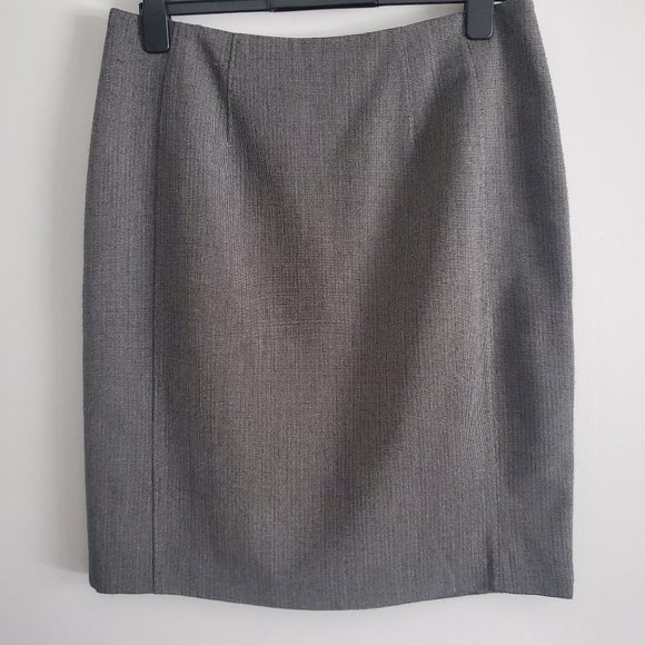 DELLA SPIGA ITALY Dressy Skirt Fine Tweed Pattern Office Career Business Casual - Picture 1 of 7